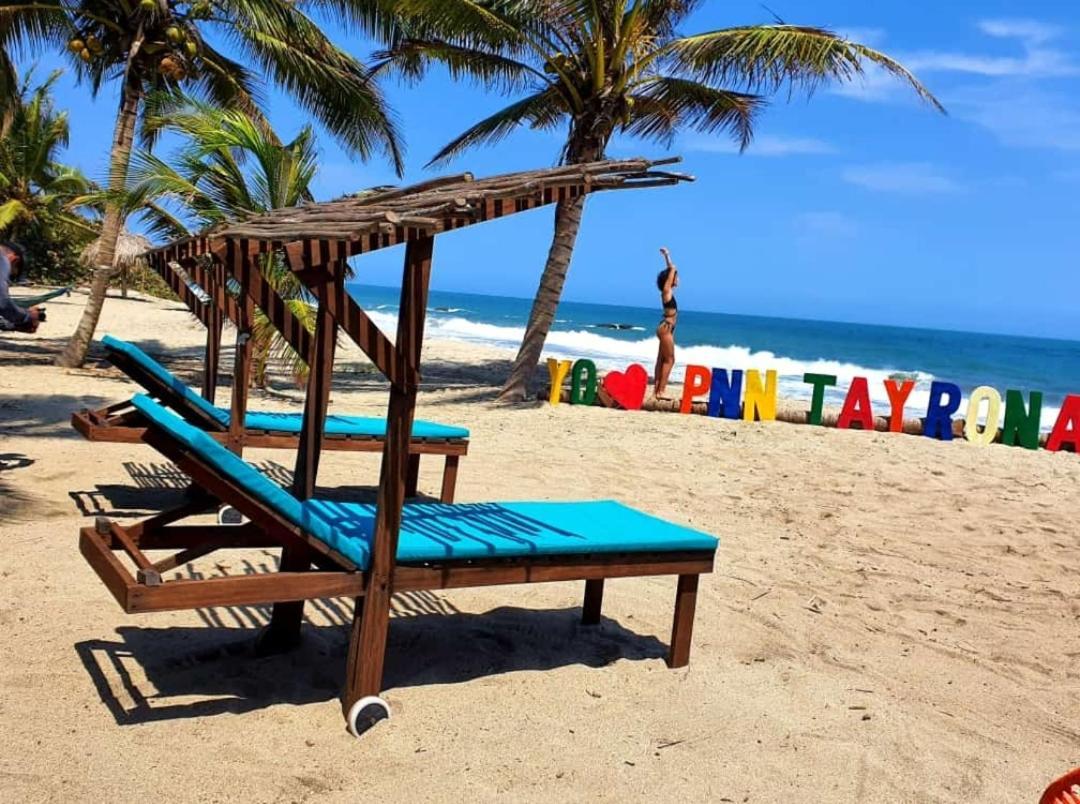Camping Castilletes Parque Tayrona Bed and Breakfast El Zaino Exteriör bild
