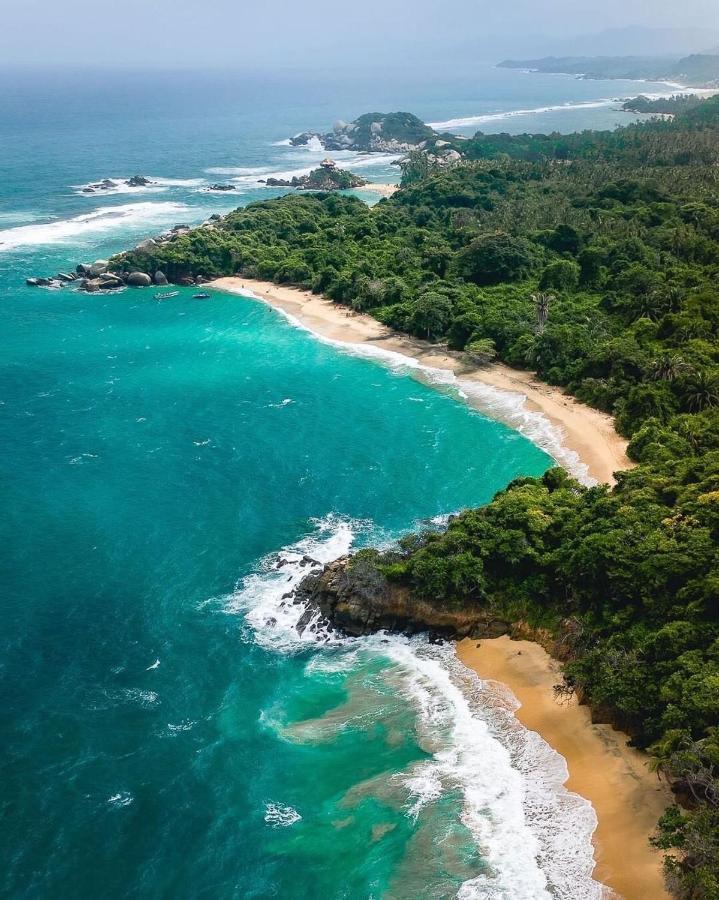 Camping Castilletes Parque Tayrona Bed and Breakfast El Zaino Exteriör bild